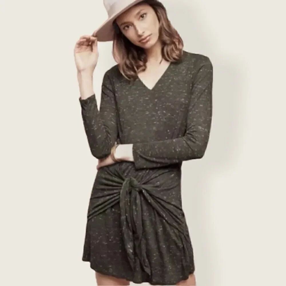 NWT Anthropologie Dolan Jersey Slub Knit Mini Dress
